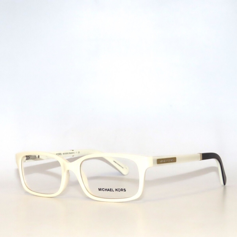 Michael Kors Medellin 8006 3012 52 White Eyeglasses MK8006 - Picture 1 of 5